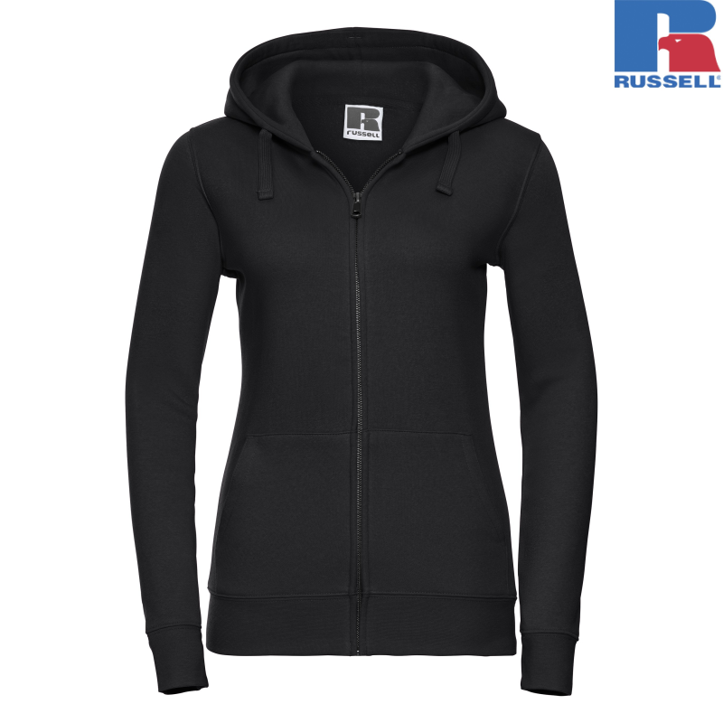 Ladies Authentic Zipped Hood Jacket | Russell