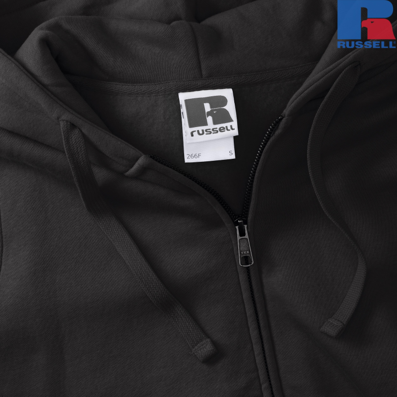 Ladies Authentic Zipped Hood Jacket | Russell