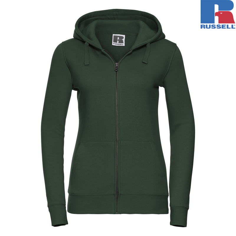 Ladies Authentic Zipped Hood Jacket | Russell