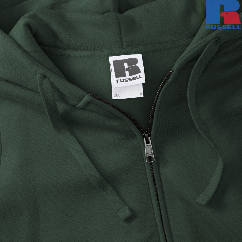 Ladies Authentic Zipped Hood Jacket | Russell