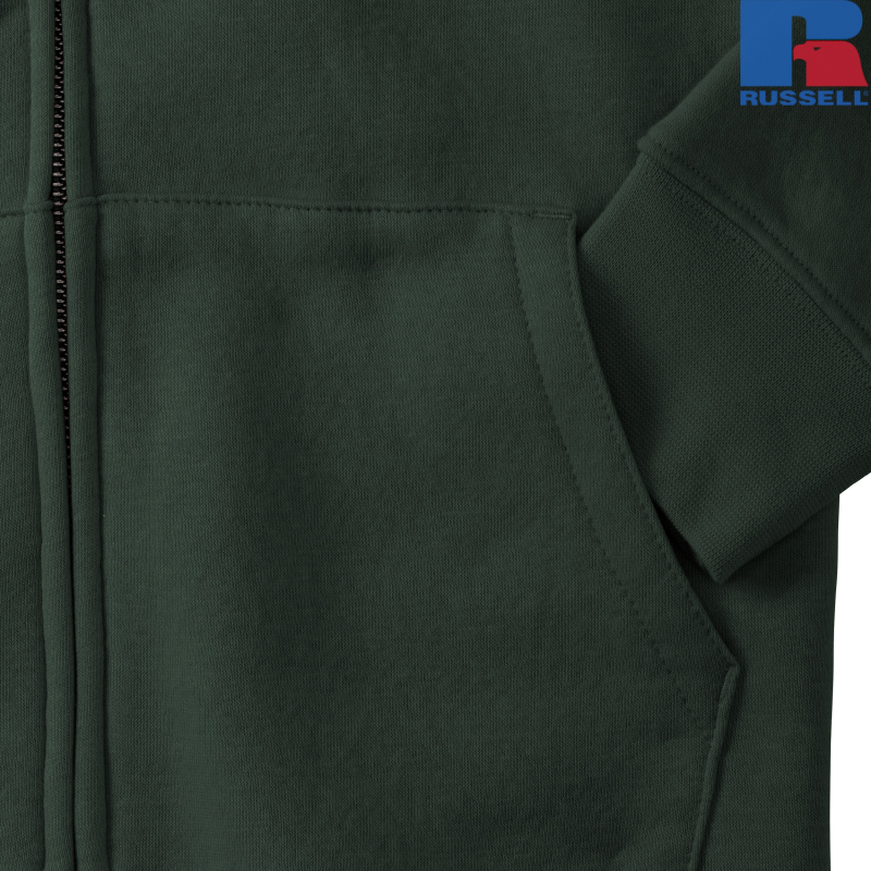 Ladies Authentic Zipped Hood Jacket | Russell