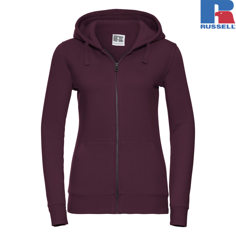 Ladies Authentic Zipped Hood Jacket | Russell
