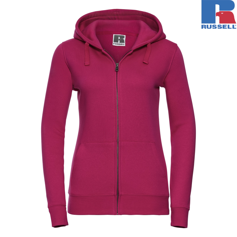 Ladies Authentic Zipped Hood Jacket | Russell