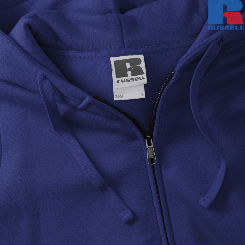 Ladies Authentic Zipped Hood Jacket | Russell