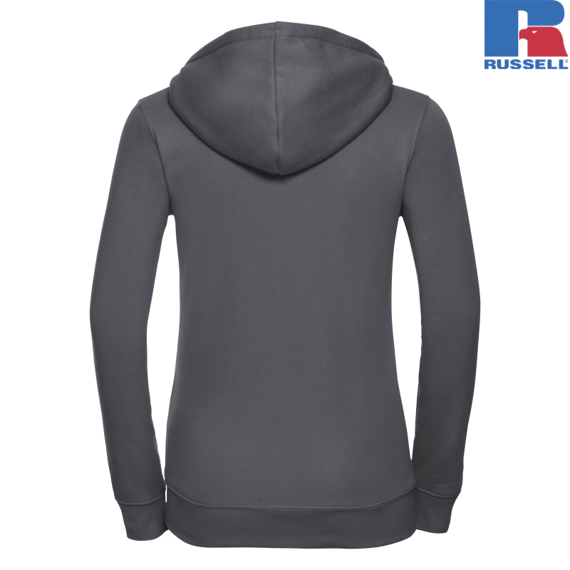 Ladies Authentic Zipped Hood Jacket | Russell