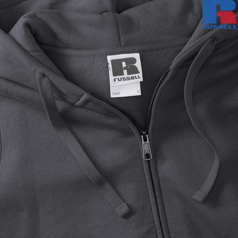 Ladies Authentic Zipped Hood Jacket | Russell