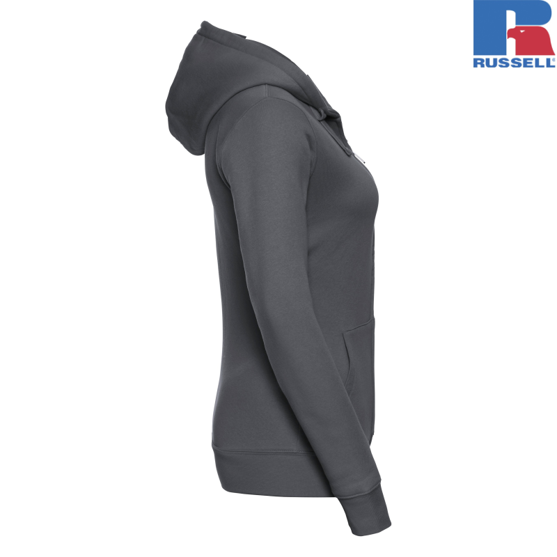 Ladies Authentic Zipped Hood Jacket | Russell