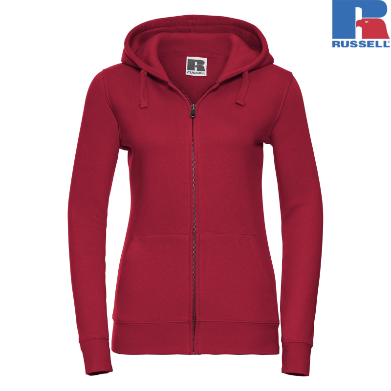 Ladies Authentic Zipped Hood Jacket | Russell