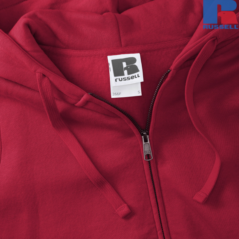 Ladies Authentic Zipped Hood Jacket | Russell