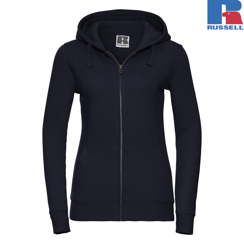 Ladies Authentic Zipped Hood Jacket | Russell