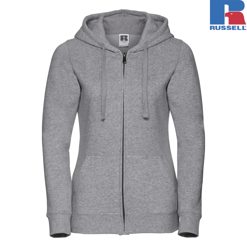 Ladies Authentic Zipped Hood Jacket | Russell