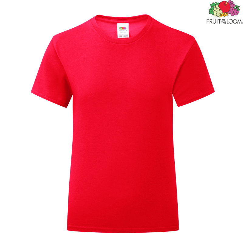 Iconic Girls T-shirt | Fruit of The Loom