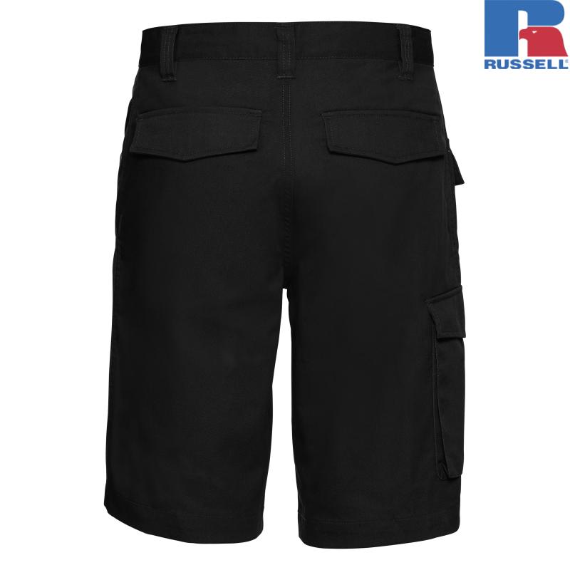 Workwear Polycotton Twill Shorts | Russell