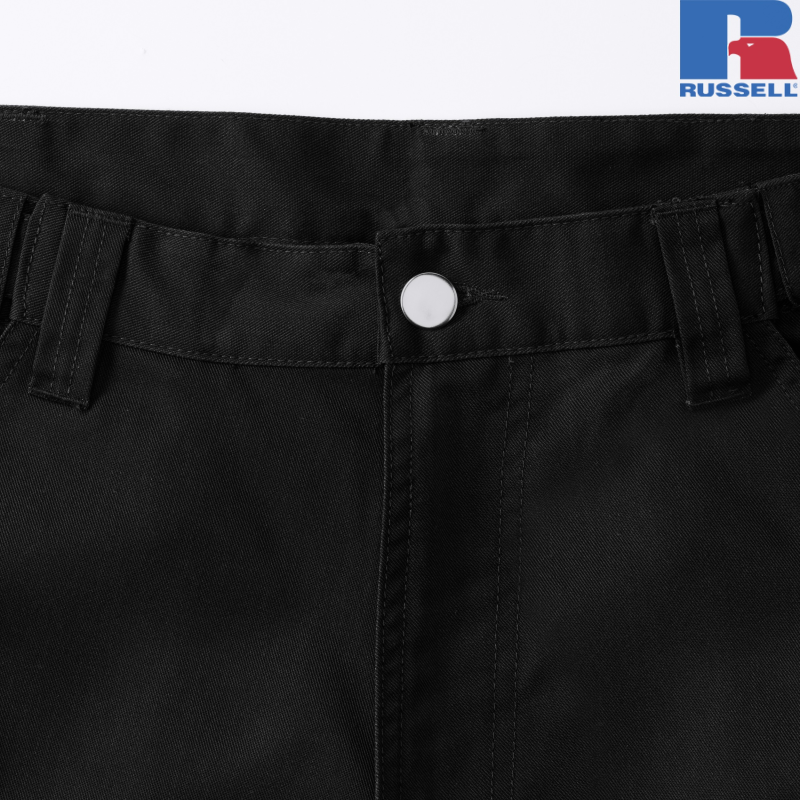 Workwear Polycotton Twill Shorts | Russell