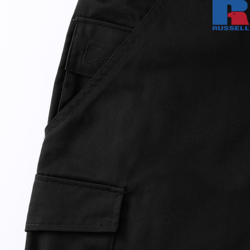 Workwear Polycotton Twill Shorts | Russell