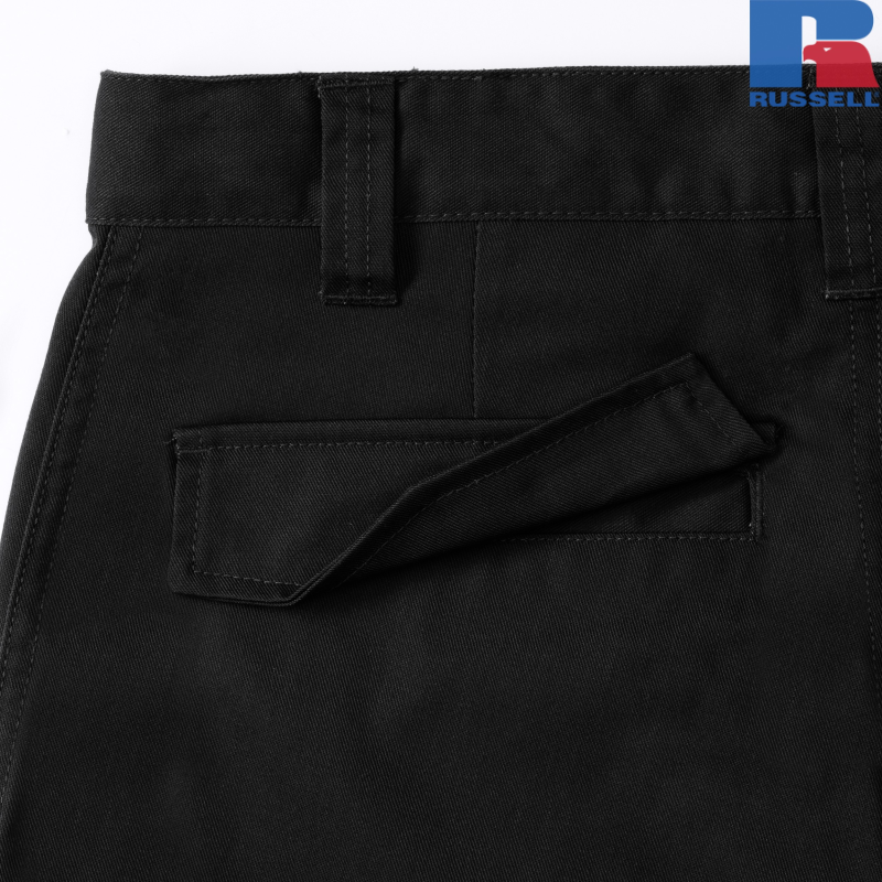 Workwear Polycotton Twill Shorts | Russell
