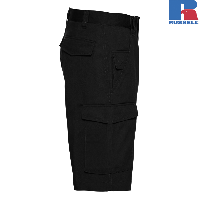 Workwear Polycotton Twill Shorts | Russell