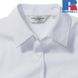 Ladies Long Sleeve Classic Polycotton Poplin Shirt | Russell