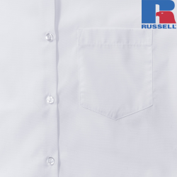 Ladies Long Sleeve Classic Polycotton Poplin Shirt | Russell