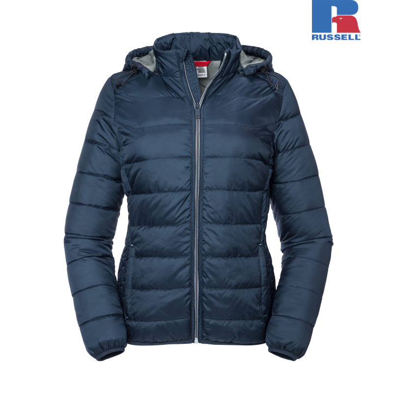 Ladies Hooded Nano Jacket | Russell