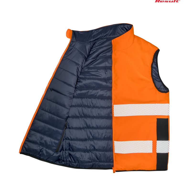Reversible Soft Padded Safety Gilet | Result