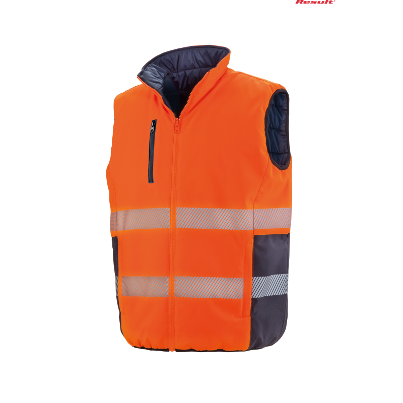Reversible Soft Padded Safety Gilet | Result