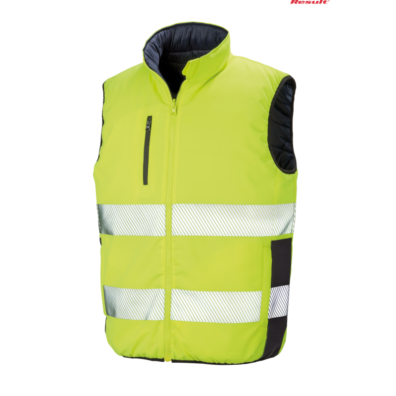 Reversible Soft Padded Safety Gilet | Result