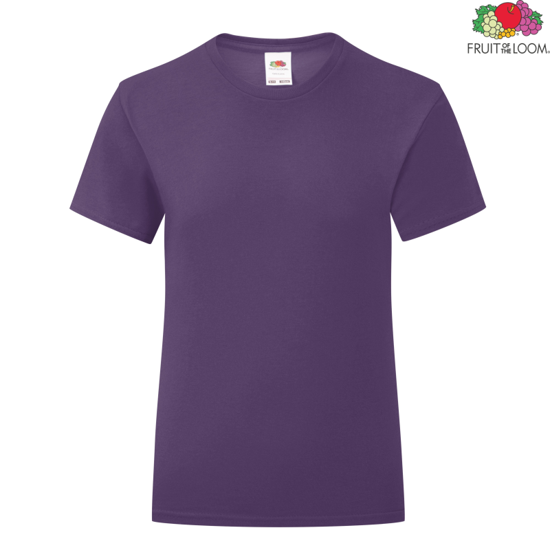 Iconic Girls T-shirt | Fruit of The Loom