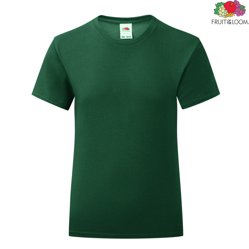Iconic Girls T-shirt | Fruit of The Loom