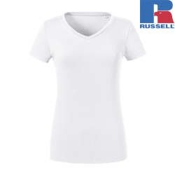 Ladies V-neck Pure Organic...