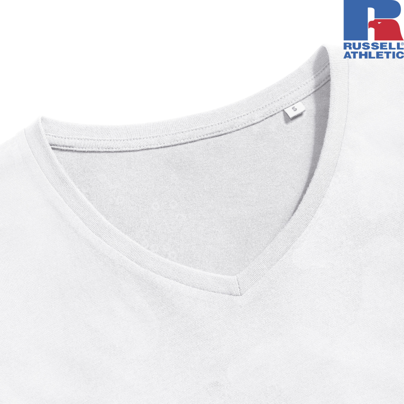 Ladies V-neck Pure Organic T | Russell