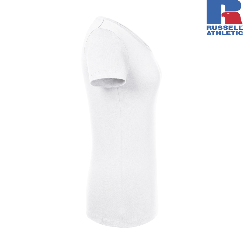 Ladies V-neck Pure Organic T | Russell