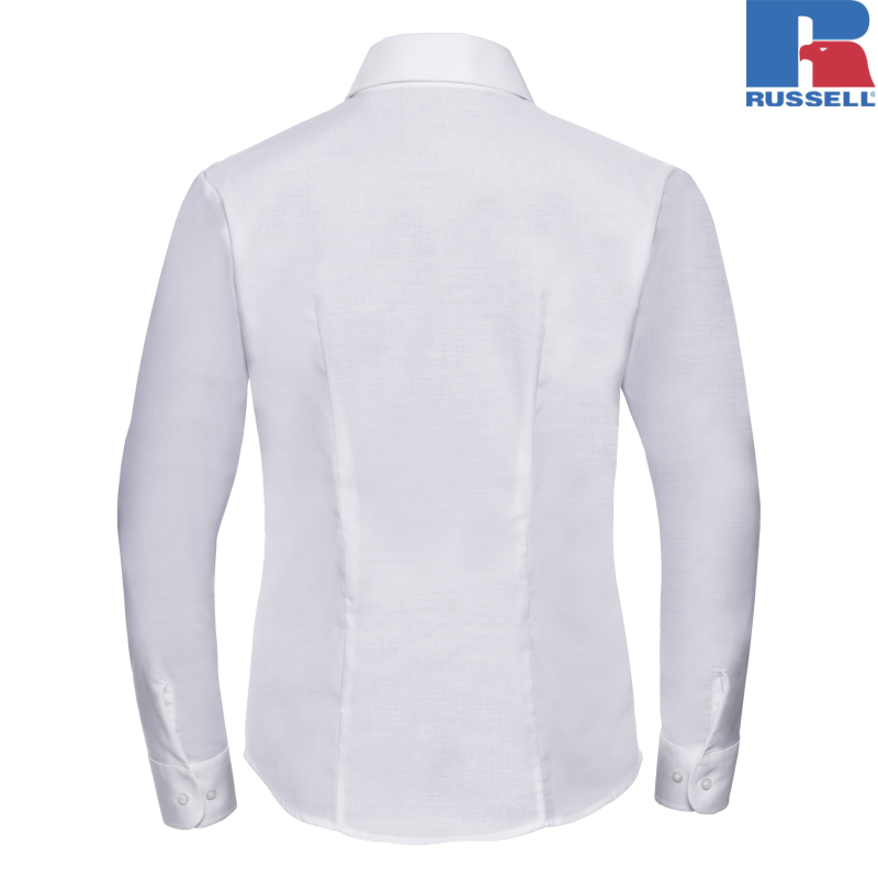 Ladies Long Sleeve Tailored Oxford Shirt | Russell