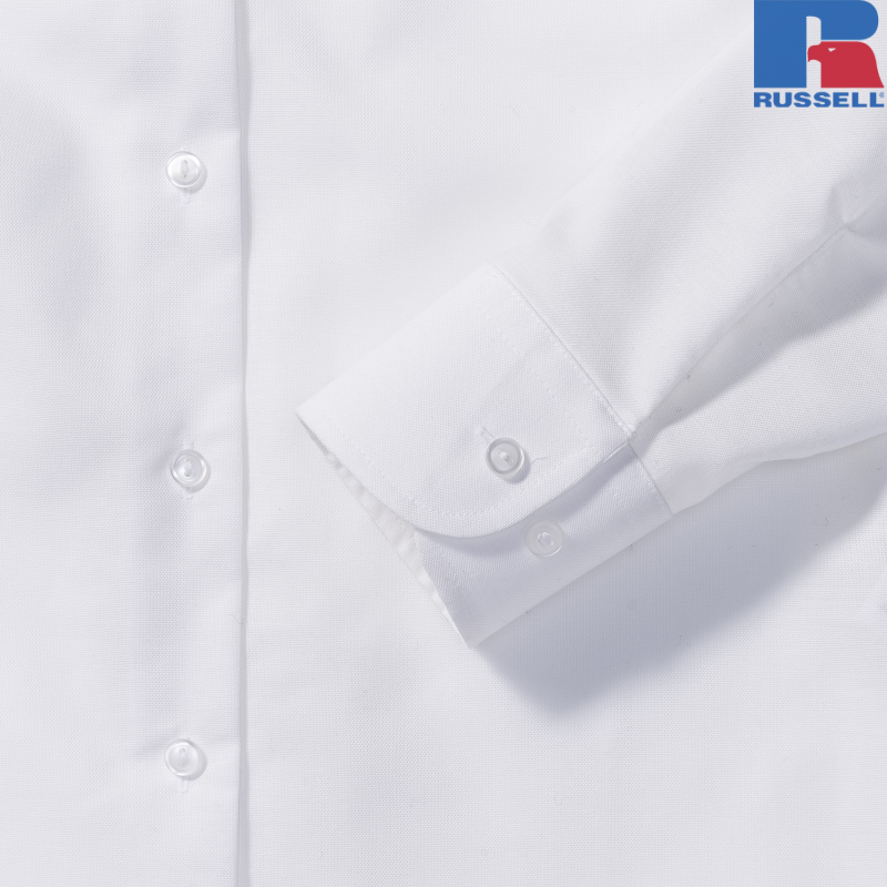 Ladies Long Sleeve Tailored Oxford Shirt | Russell