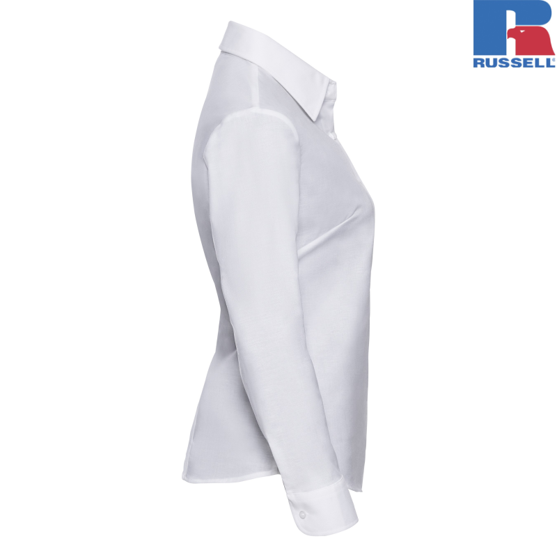 Ladies Long Sleeve Tailored Oxford Shirt | Russell