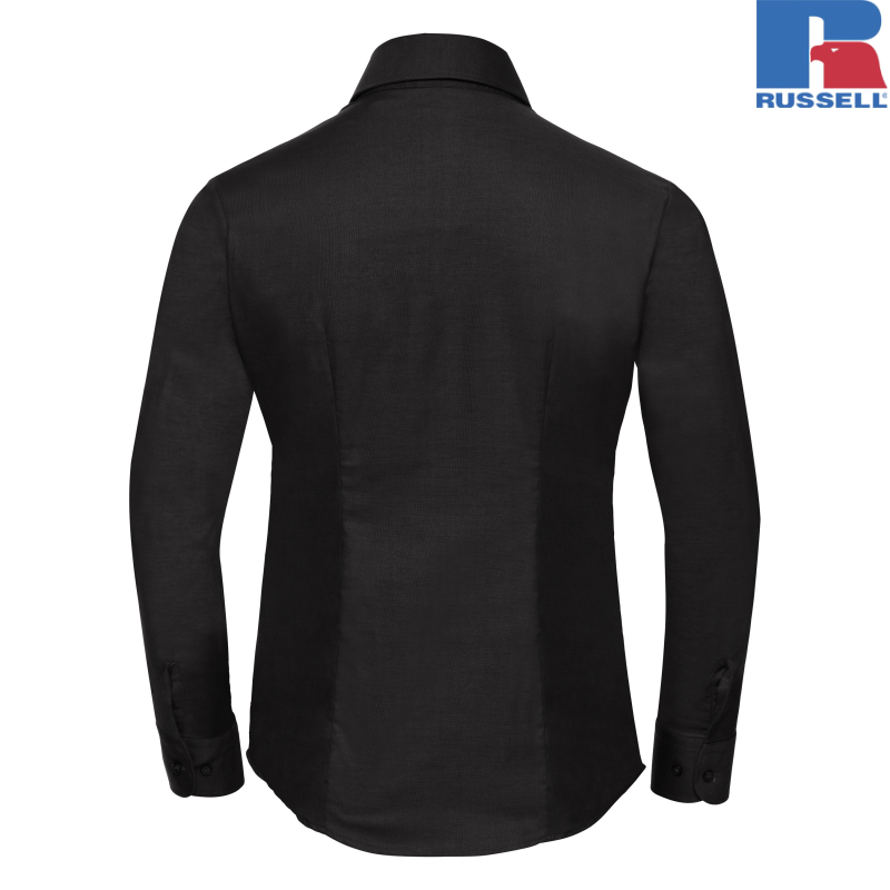 Ladies Long Sleeve Tailored Oxford Shirt | Russell