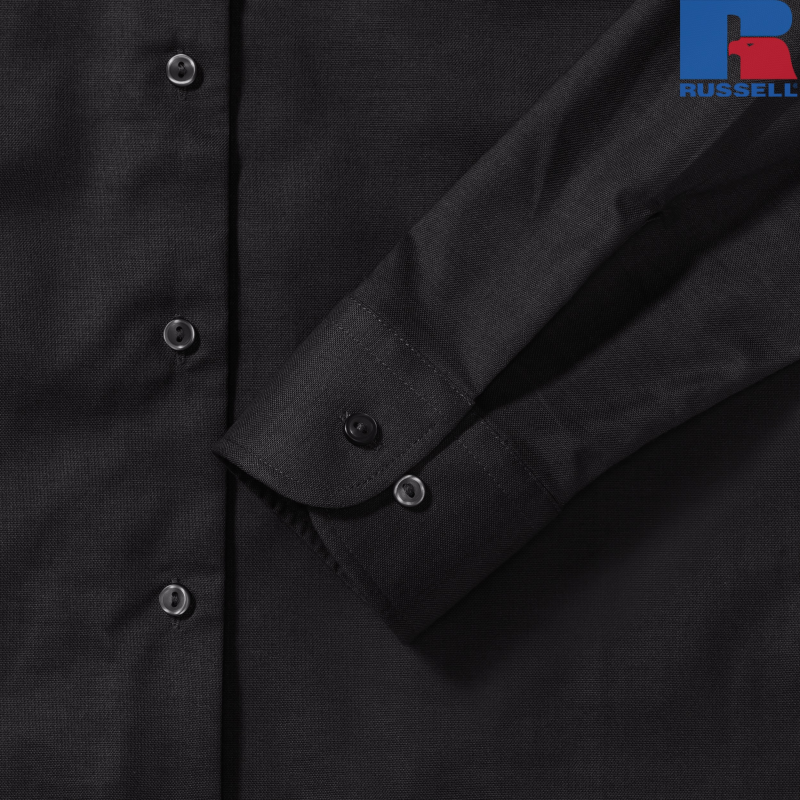 Ladies Long Sleeve Tailored Oxford Shirt | Russell