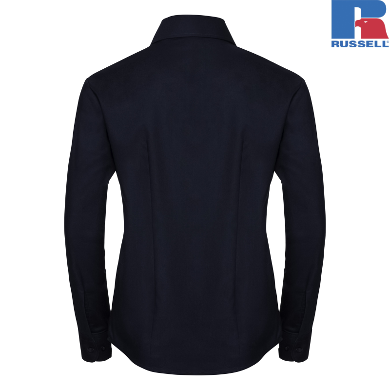 Ladies Long Sleeve Tailored Oxford Shirt | Russell