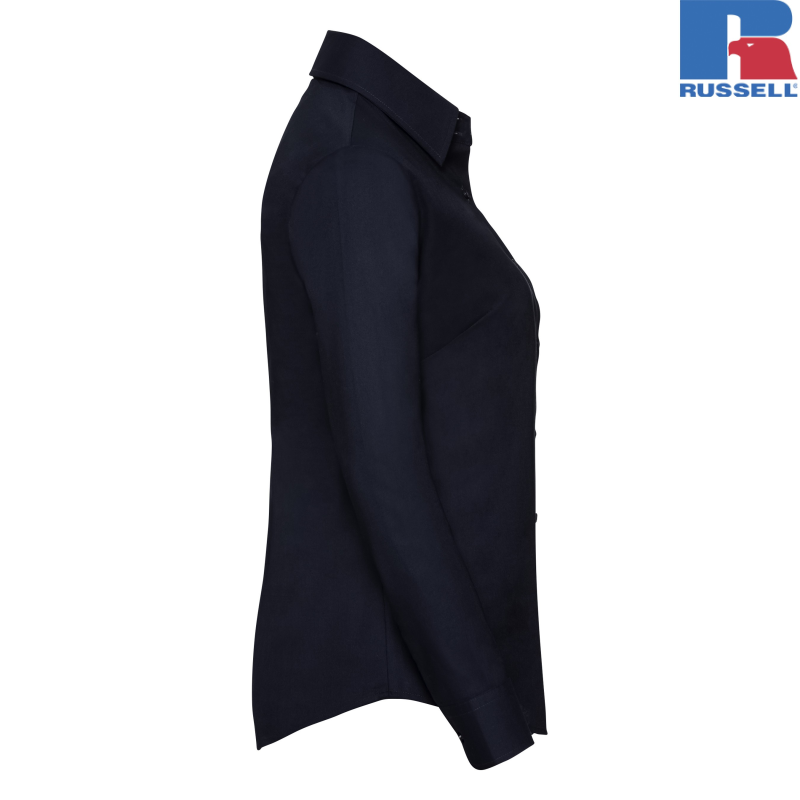 Ladies Long Sleeve Tailored Oxford Shirt | Russell
