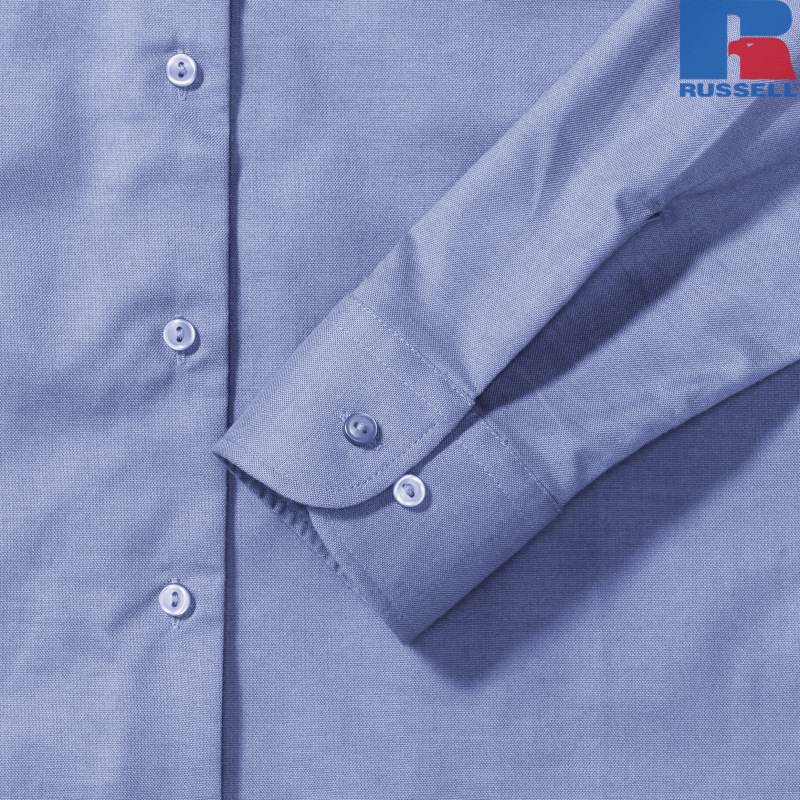 Ladies Long Sleeve Tailored Oxford Shirt | Russell
