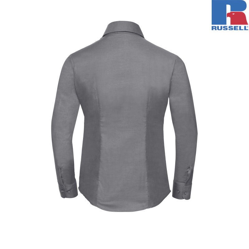 Ladies Long Sleeve Tailored Oxford Shirt | Russell