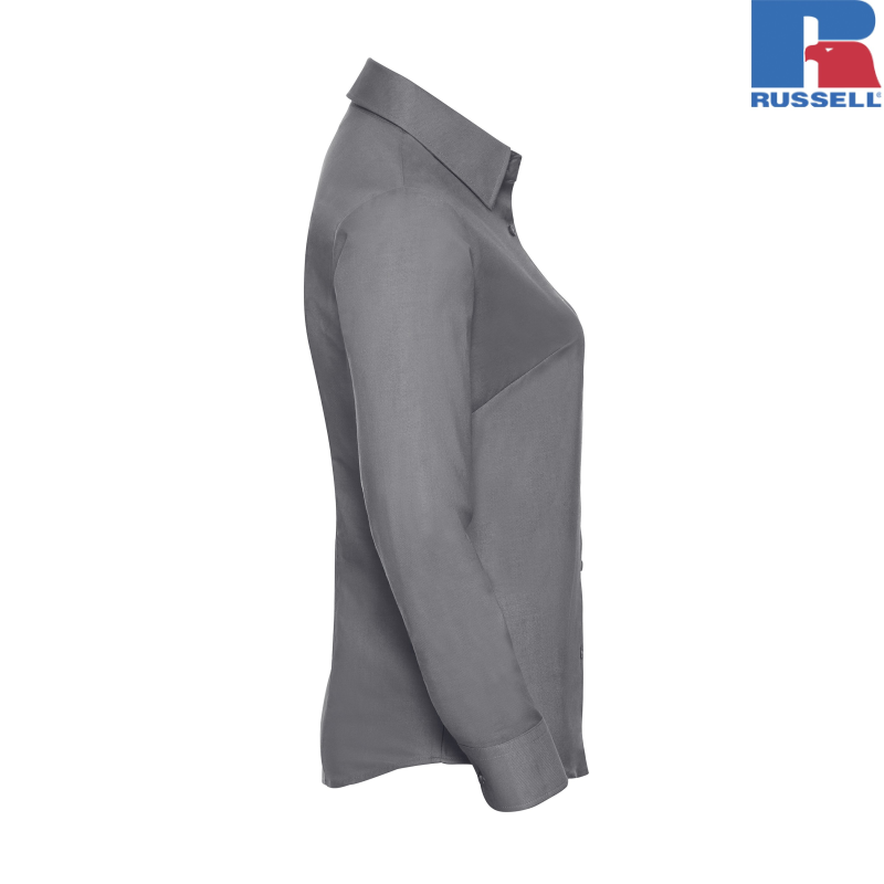 Ladies Long Sleeve Tailored Oxford Shirt | Russell