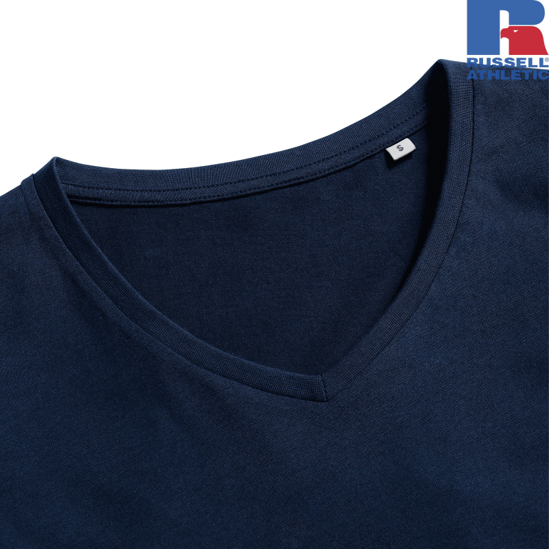 Ladies V-neck Pure Organic T | Russell