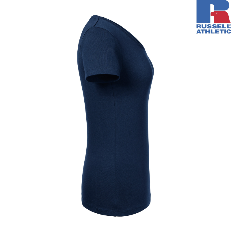 Ladies V-neck Pure Organic T | Russell