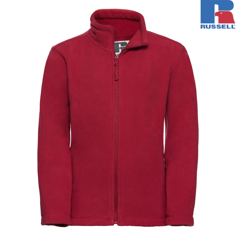 Kids Outdoor Fleece With A Long Zipper | Russell