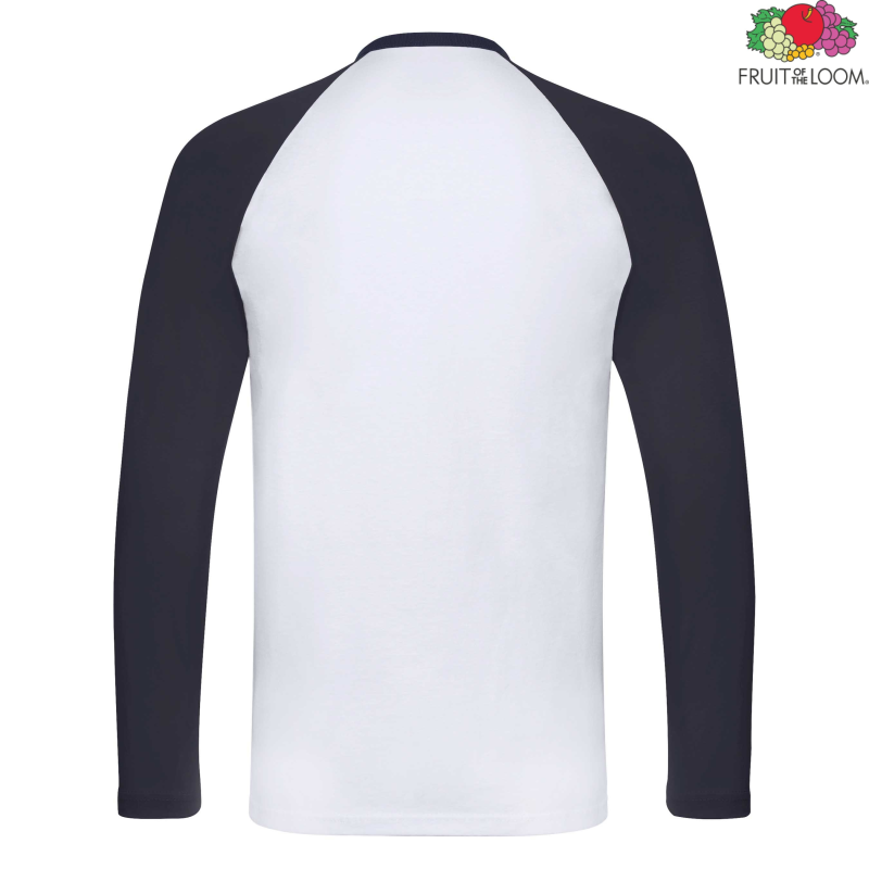 Valueweight Long Sleeve Baseball T-shirt | Fruit of the Loom