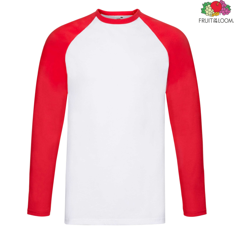 Valueweight Long Sleeve Baseball T-shirt | Fruit of the Loom