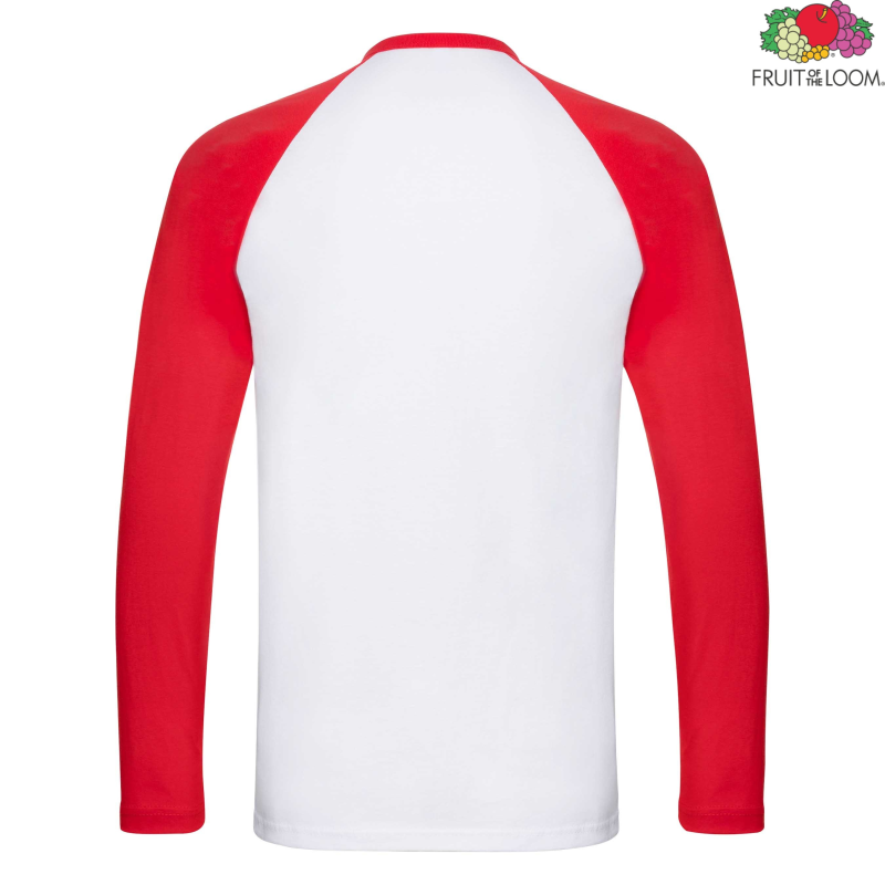 Valueweight Long Sleeve Baseball T-shirt | Fruit of the Loom