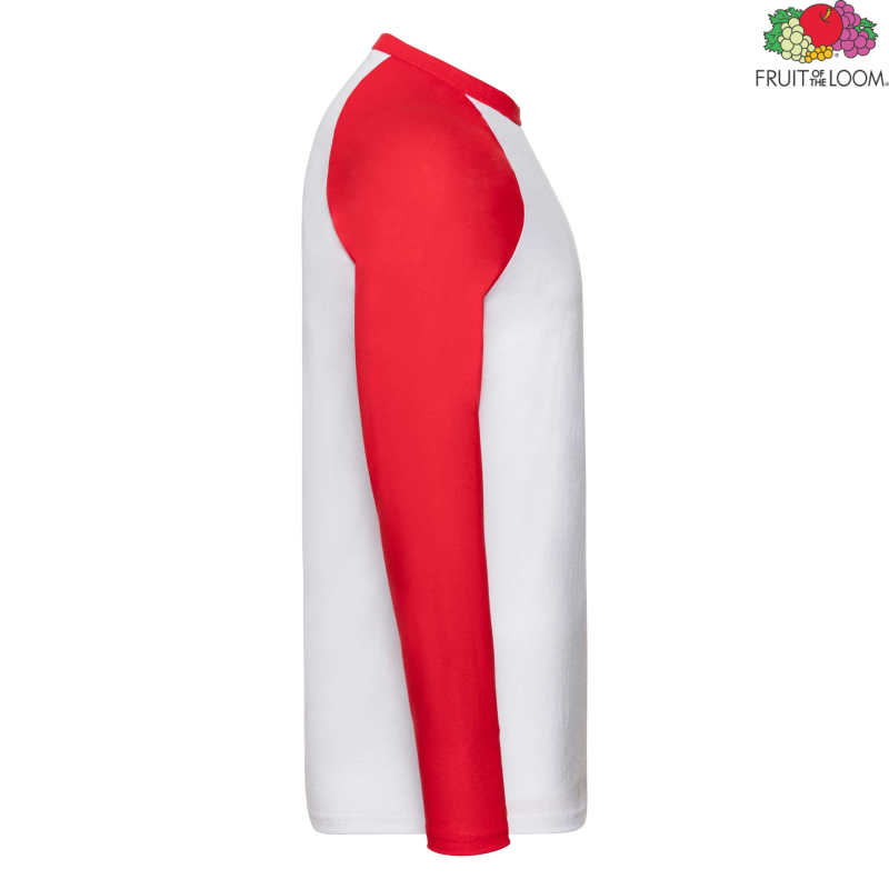Valueweight Long Sleeve Baseball T-shirt | Fruit of the Loom