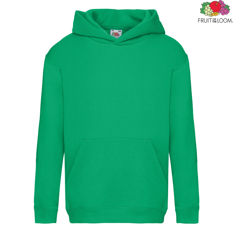 Kids Premium Hooded Sweat | Fruit of The Loom